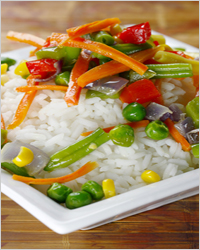 рис с тушеными овощами