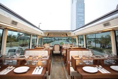В Японии появился ресторан в автобусе