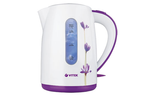 Чайник VT-7011 - весенние  цветы от VITEK  на вашей кухне 