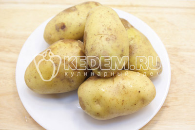  - Картофельные дольки под сыром. Фото приготовления картофельных долек под сыром