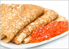 Блины с икрой