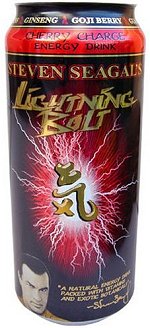 Стивен Сигал со своим знаменитым энергетическим напитком Steven Seagal's Lightning Bolt