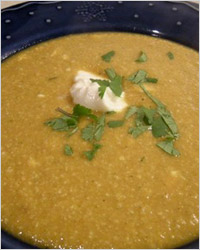 Суп — чечевичный с заатаром