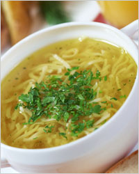Вермишелевый суп с курицей фото