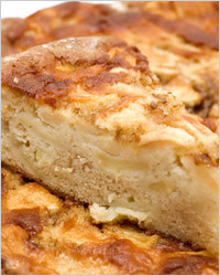 Бисквитный пирог с яблоками «Осенняя сказка»