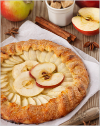 Яблочный пирог - Постные пироги