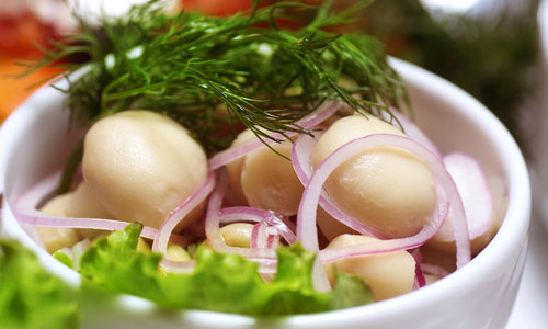 Быстрые маринованные шампиньоны