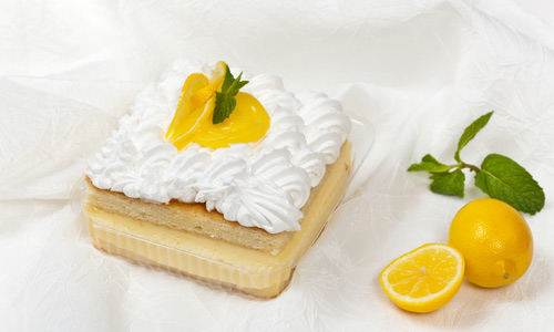 Лимонный пирог со сметанным кремом