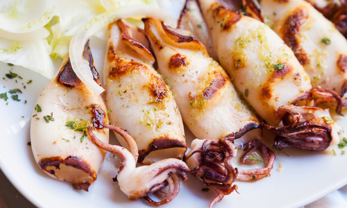 Рецепты блюд с кальмарами
