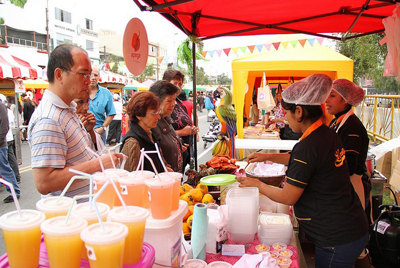 Перуанская здоровая и вкусная и еда на VII ярмарке Mistura