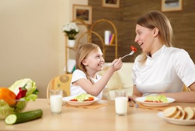 Привычки родителей в еде передаются детям