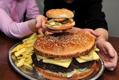 Самый большой гамбургер в Великобритании