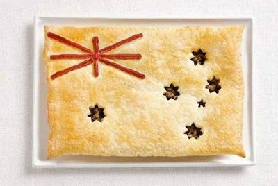 Национальные флаги, выполненные из традиционных продуктов – рекламный проект к кулинарному фестивалю в Сиднее