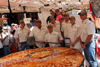 Новый мировой рекорд по приготовлению самой большой пиццы