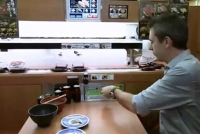 Автоматизированный суши-бар в Токио
