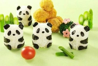 Как сделать суши в форме панды