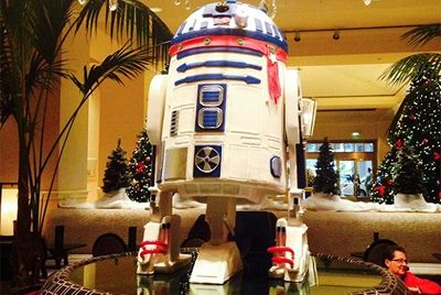 Робот R2-D2 из шоколада