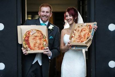 Свадебные портреты на пицце