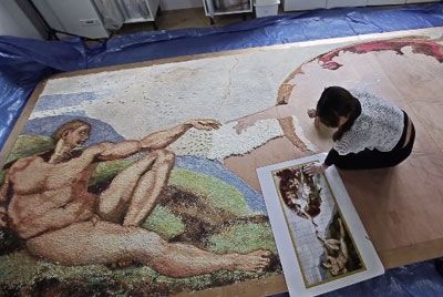 Шедевр Микеланджело из зефира