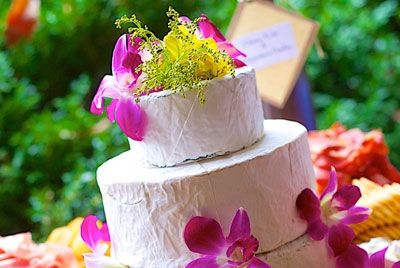Свадебный торт для любителей сыра
