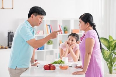 Семейные ссоры могут вызвать увеличение веса
