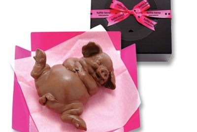 Шоколадные свиньи – романтический подарок в Японии