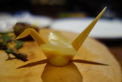 В японском ресторане подают съедобное оригами