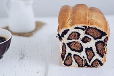 Хлеб с леопардовым узором