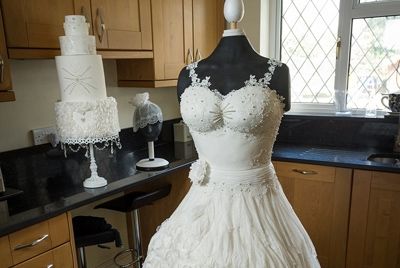 Съедобное платье невесты