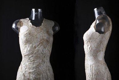 В Голландии изготовили платье из грибницы