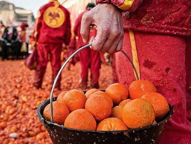 В Италии пройдет Битва апельсинов