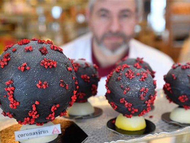 Французский шоколатье создал пасхальные яйца на тему коронавируса