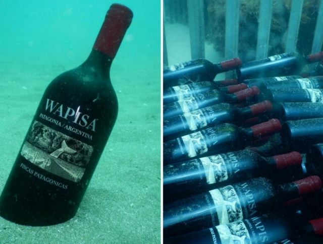 Аргентинская винодельня выдерживает вино под водой