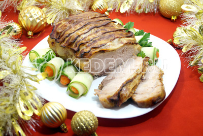Мясо с беконом «Новогодний романс»