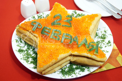 Блинный торт «Звезда» 