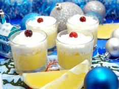 Лимонный десерт «Снежная королева»
