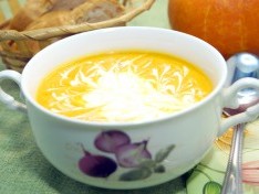 Тыквенный суп-пюре за 10 минут - рецепт