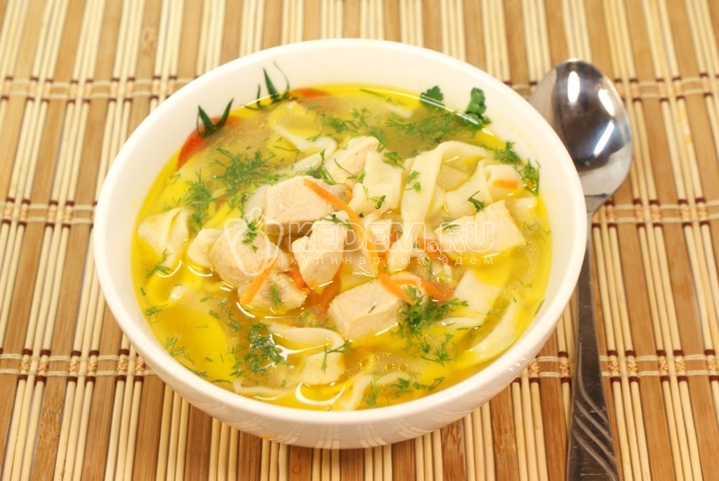 Пошаговый рецепт приготовления куриного супа с лапшой в мультиварке Пошаговый рецепт приготовления куриного супа с лапшой в мультиварке