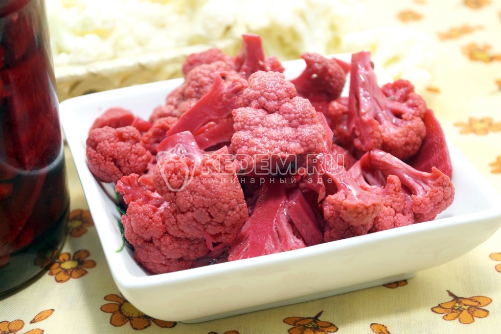 маринованная цветная капуста на салат рецепты