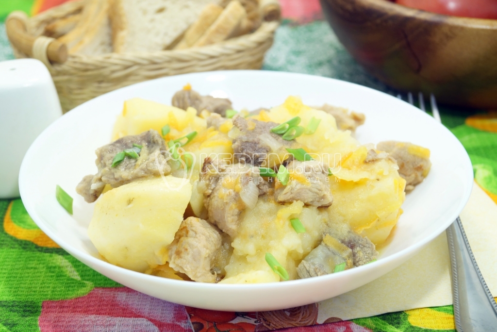 Мясные блюда с картофелем в мультиварке рецепты