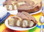Блинная «Улитка» с творогом и бананом. Пошаговый кулинарный рецепт с фотографиями приготовление блинного пирога с творогом и бананом в виде улитки.