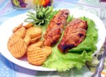 Куриное филе с картофельными дольками. Пошаговый кулинарный рецепт с фотографиями приготовление праздничного блюда куриного филе с картофельными дольками.