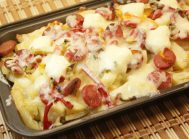 Картофель и сосиски