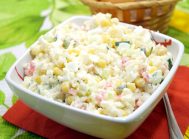 Салат с крабовыми палочками «Красти»