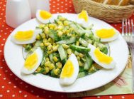Салат с огурцом и яйцом «Арина»