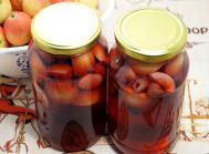 Компот из яблок и черной смородины