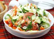 Салат из белокочанной капусты