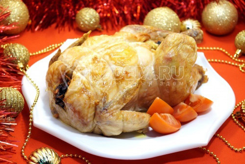 Фаршированная курица «Праздничная»