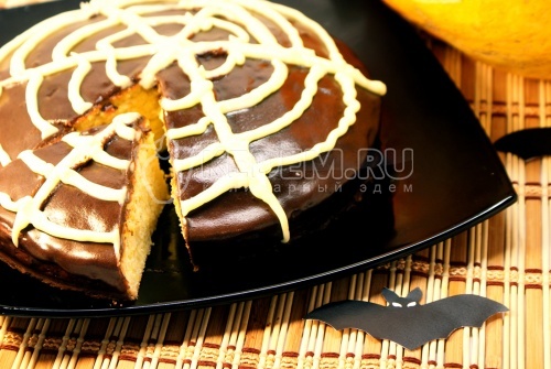 Пирог с тыквой «Хэллоуин». Кулинарный пошаговый рецепты с фотографиями приготовления пирога с тыквой.