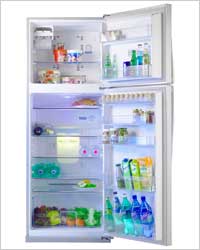 Двухкамерные холодильники с морозилкой сверху: пять хороших и разных. Toshiba GR-M59TR.